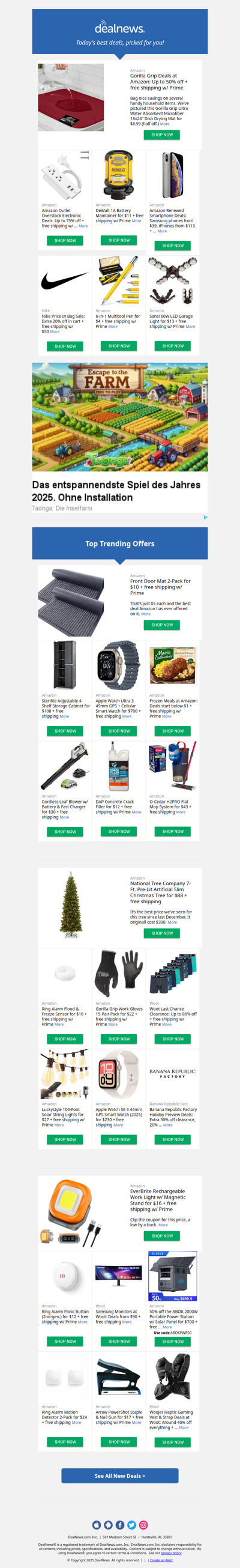 Top Deals From Today - Check Out What You May Have Missed!