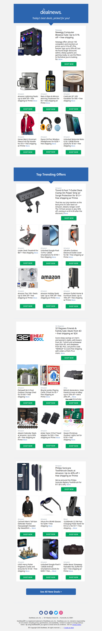 Top Deals From Today - Check Out What You May Have Missed!