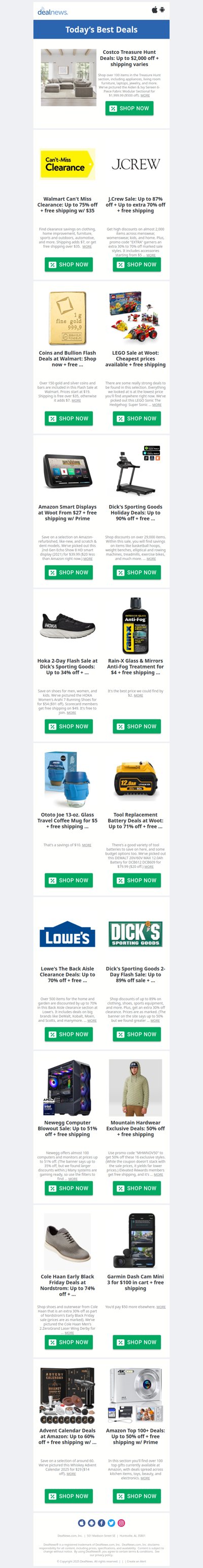 Up to $2,000 off Costco / Walmart Can't Miss Clearance / LEGO Deals!