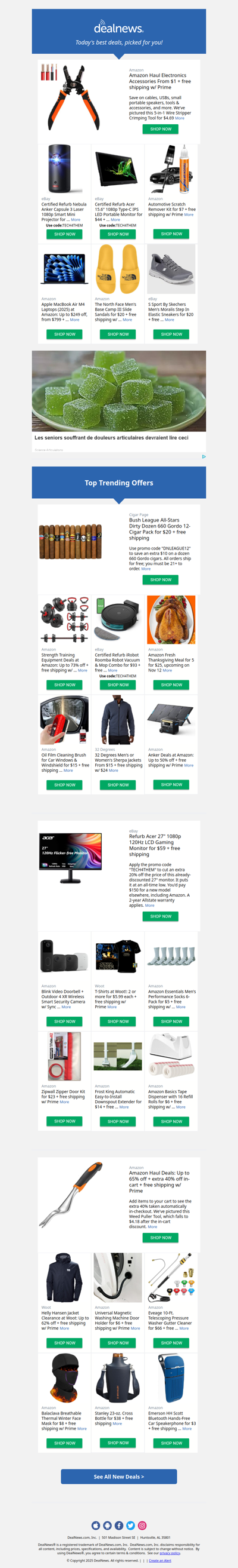 Top Deals From Today - Check Out What You May Have Missed!