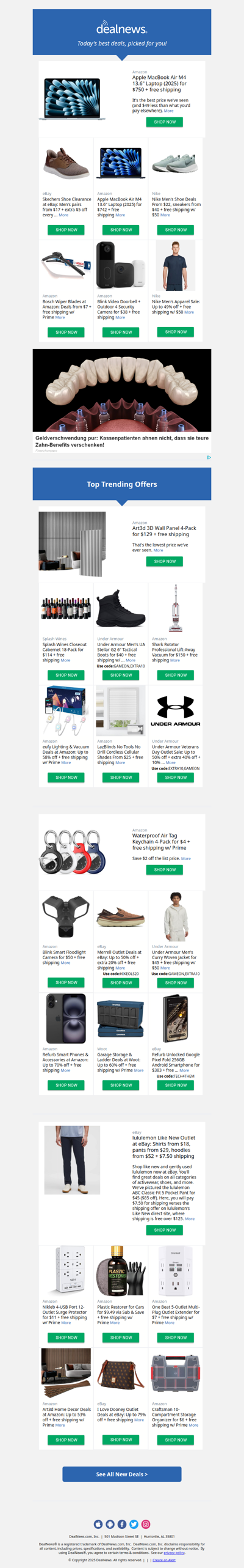 Top Deals From Today - Check Out What You May Have Missed!