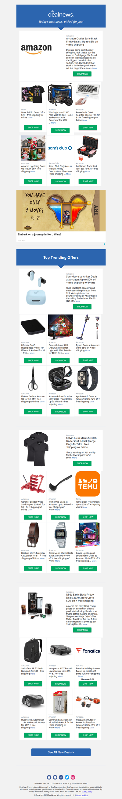 Top Deals From Today - Check Out What You May Have Missed!