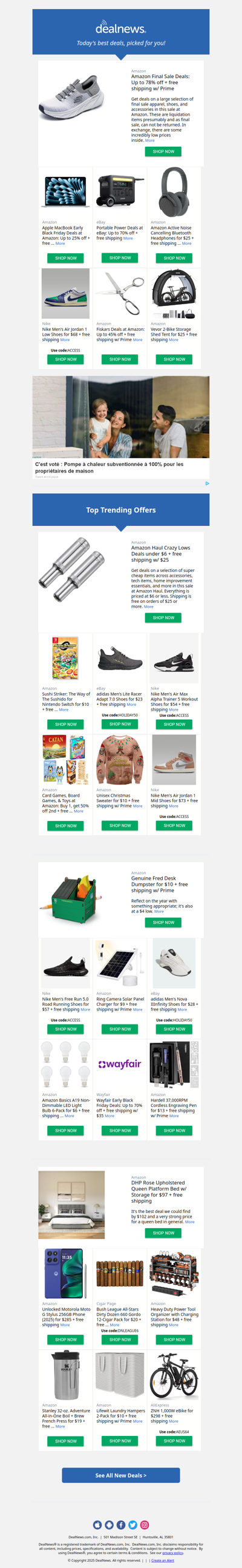 Top Deals From Today - Check Out What You May Have Missed!