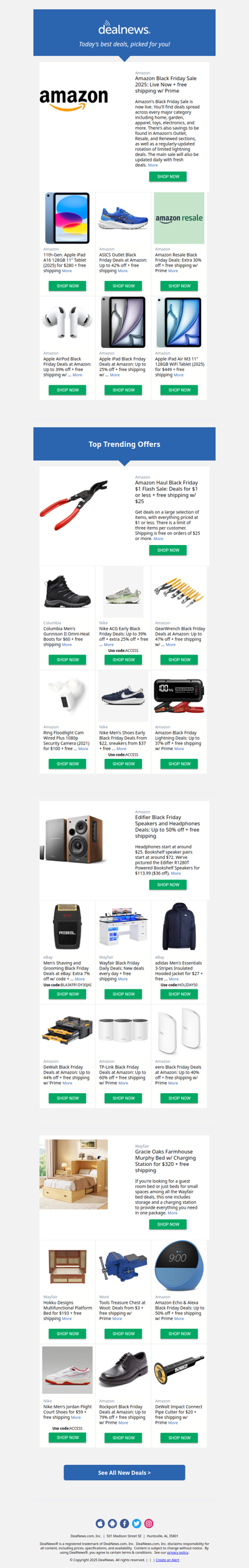 Top Deals From Today - Check Out What You May Have Missed!