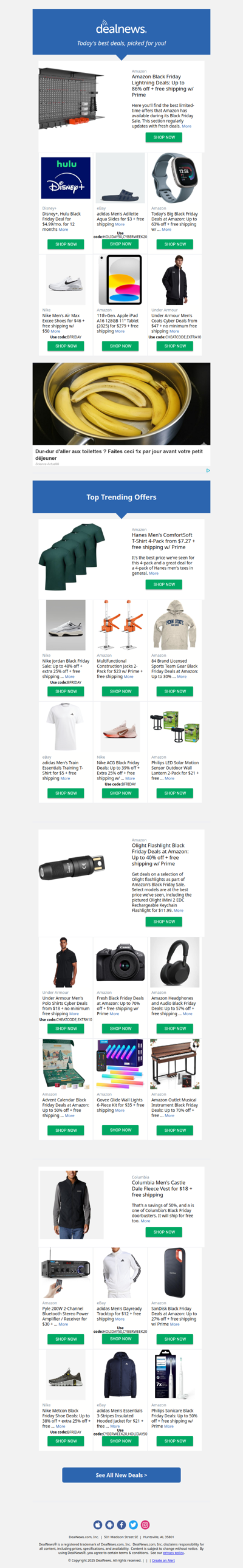 Top Deals From Today - Check Out What You May Have Missed!