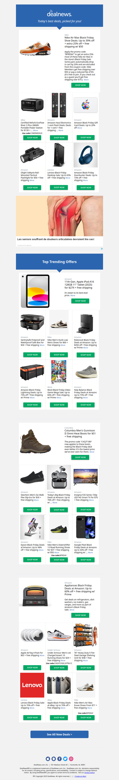 Top Deals From Today - Check Out What You May Have Missed!