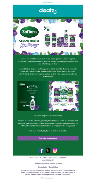Spring Clean your Home with Zoflora and give it the Ooooh it deserves!