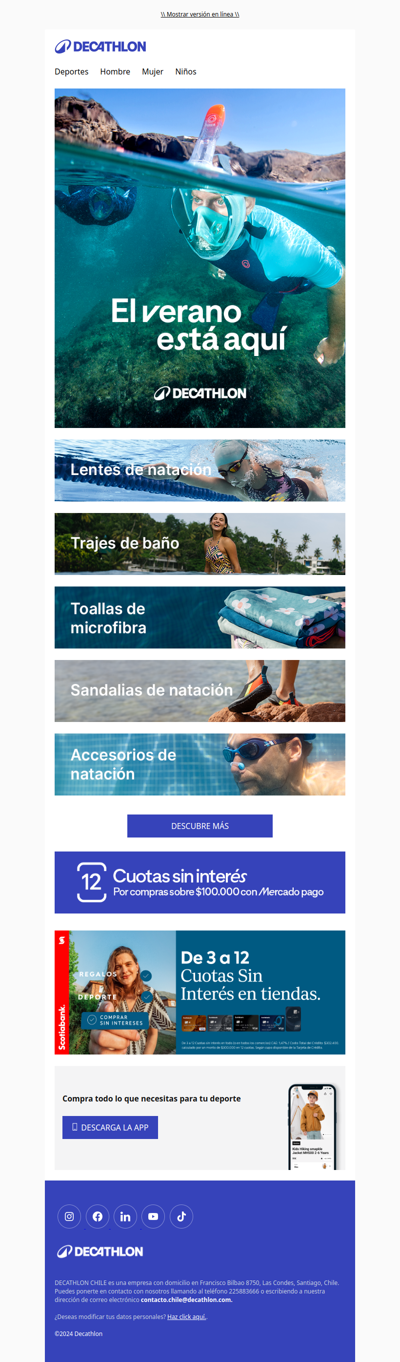 ¡Bienvenido verano! Prepárate para nuevas aventuras acuáticas 🌊