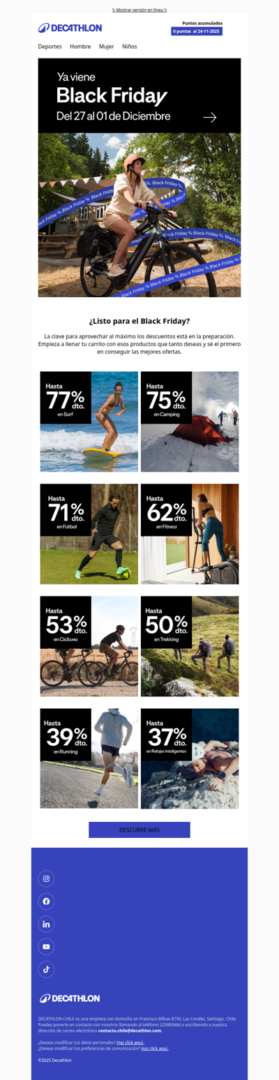 ¡Ya viene el Black Friday en Decathlon! 👀