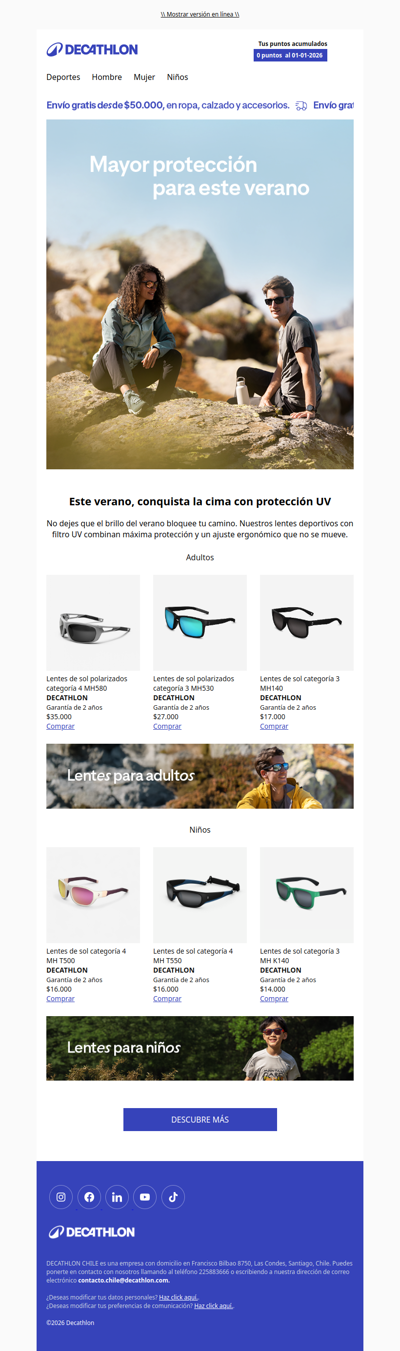 Factor UV: El accesorio clave para este verano 🕶️