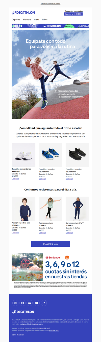 👟 ¡Listos para la acción! Todo para su regreso a clases