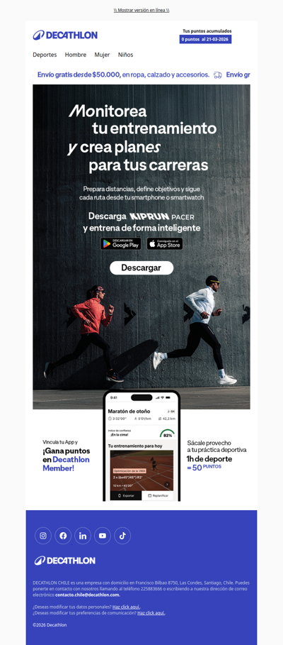 Descarga Kiprun Pacer y entrena de forma inteligente 💪🏼