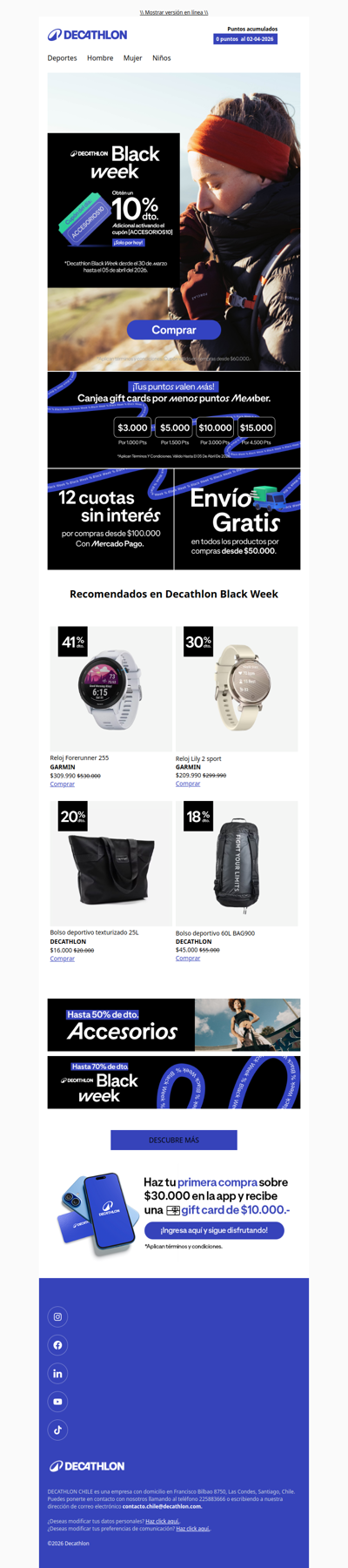 El combo perfecto: 50% off y un descuento más para ti. 🎁