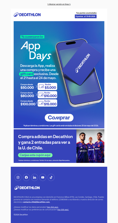 Los App Days vienen con una gift card adicional 🎁