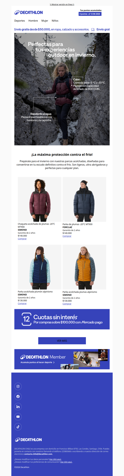 ¡El pronóstico trae frío y nosotros traemos las parkas! ❄️
