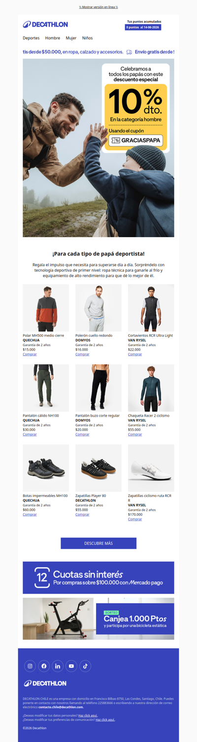 🔥 ¡Para cada papá deportista! Descubre su regalo ideal.