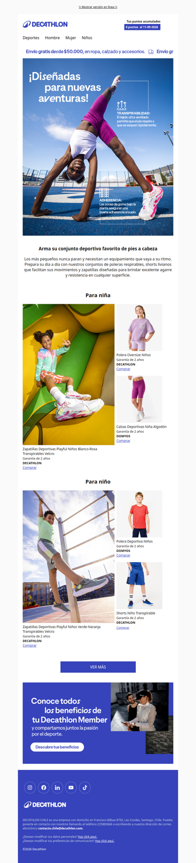 ¡Equípalos para jugar y moverse sin límites! 👟👕