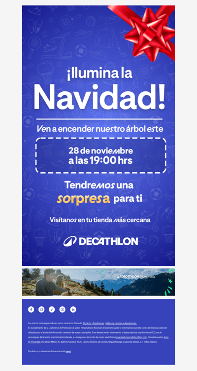 Assas, un plan mágico te espera en Decathlon.💡🎄