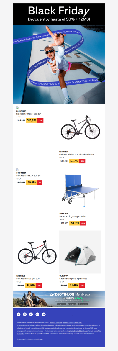 🏁 ¡YA ESTÁ AQUÍ! Black Friday Decathlon 🏁