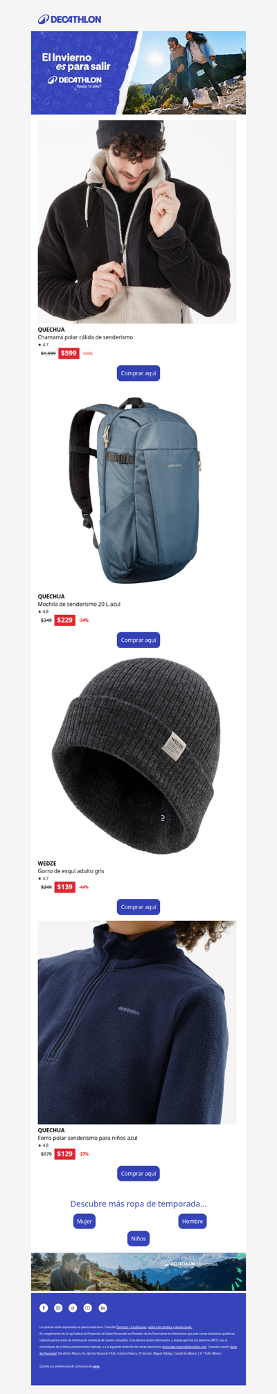 ❄️ El invierno es para salir... ¡y estrenar!