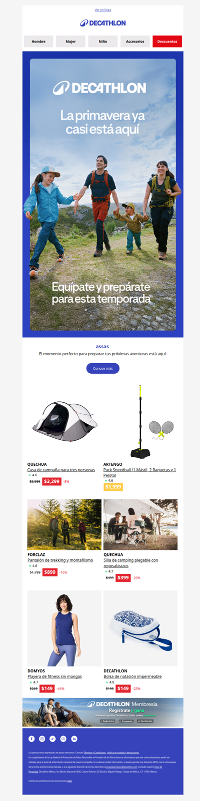 ☼ Ya casi es primavera… Equípate ahora