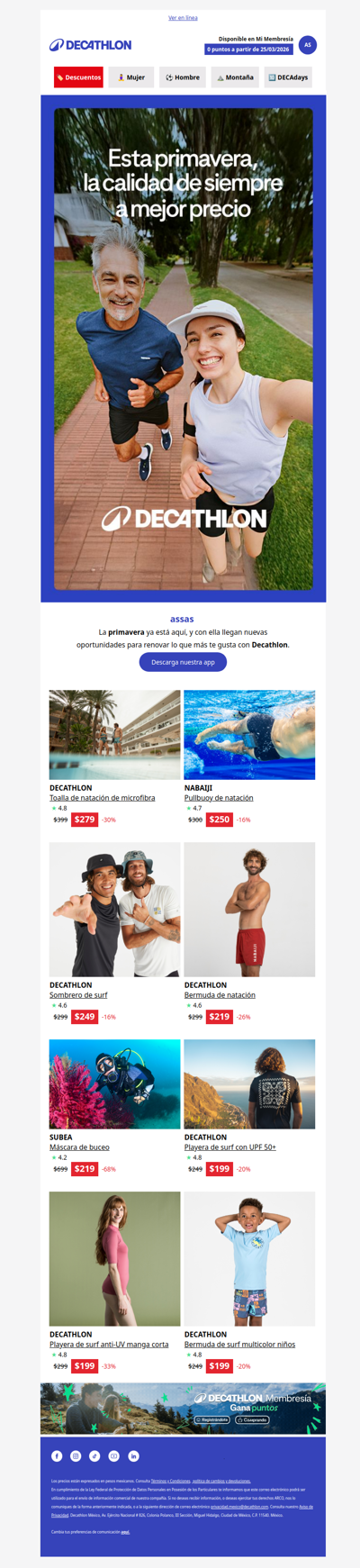 🌸 assas, renueva tu primavera con Decathlon