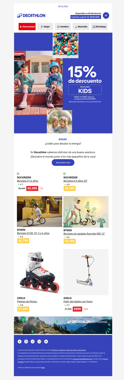 🛼 En Decathlon, disfrutamos de una buena aventura