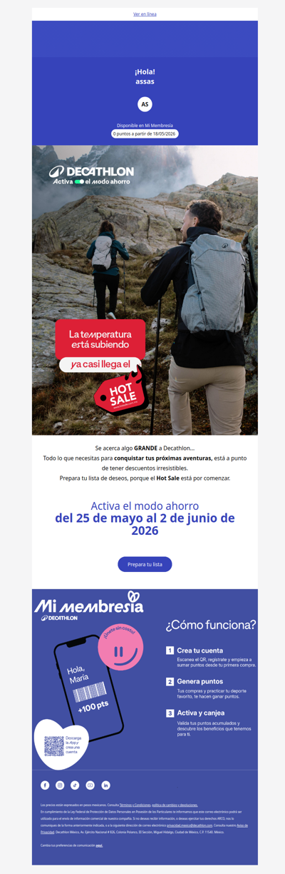 🥳 Se acerca algo grande a Decathlon...