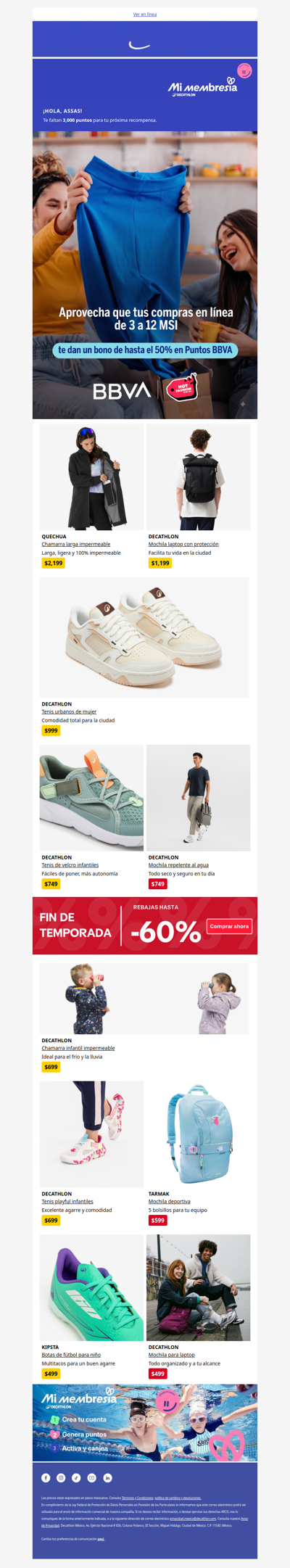 🔥 Aprovecha 12 MSI y puntos BBVA en Hot Fashion