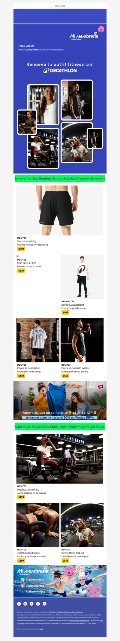 Activa tu entrenamiento con un nuevo outfit