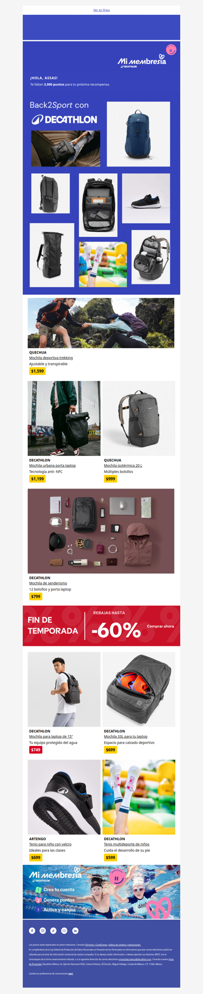 🎒 Vuelve a clases con lo mejor de Decathlon