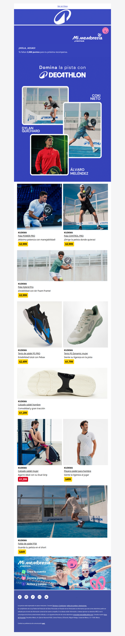 Domina la pista con Decathlon