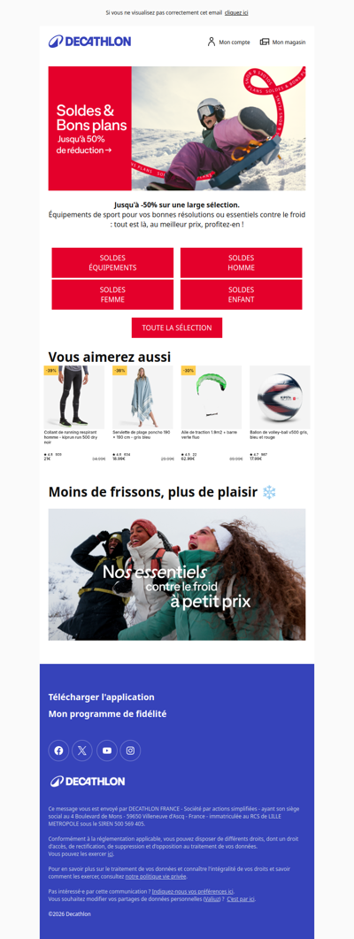 🔴 SOLDES | Jusqu'à -50%