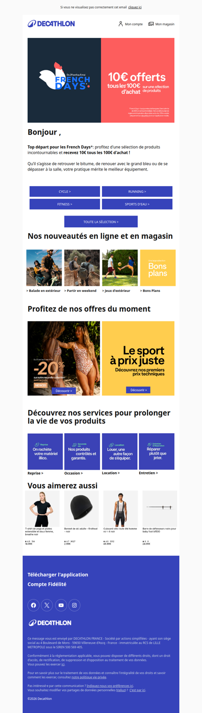 C'est parti pour les French Days ! 🐓