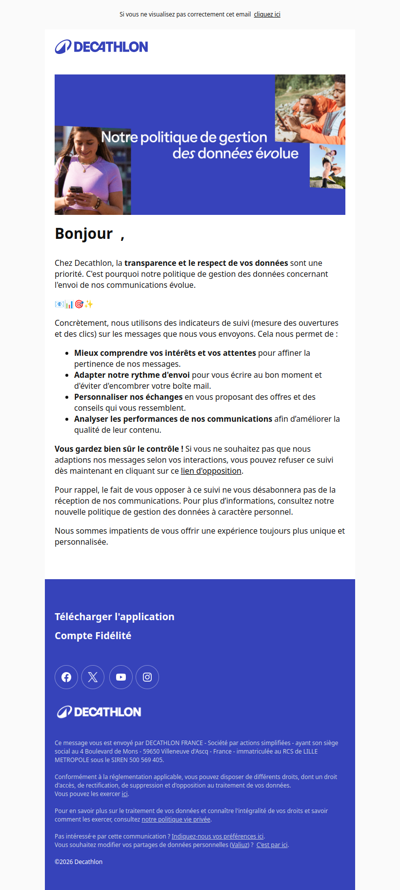 Du nouveau dans nos communications