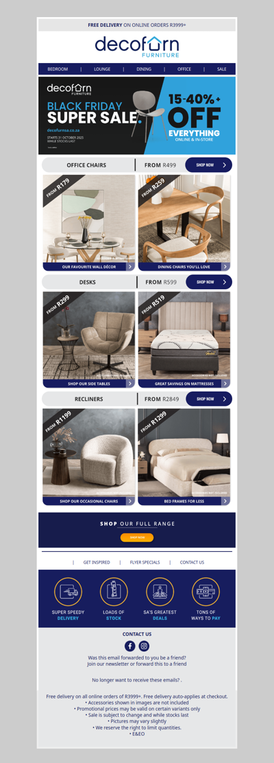 🖤 Black Friday Super Sale Is On - Saving You 15%–40%+ on Everything You Love!