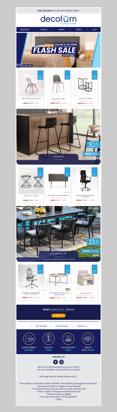 ⚡ Flash Sale Starts Now - 5 Days of Style & Savings!