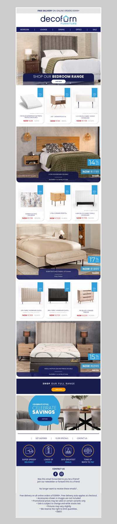 Style Your Sleep Space - Celebrate Your Comfort Style & Save Big! 🛏️