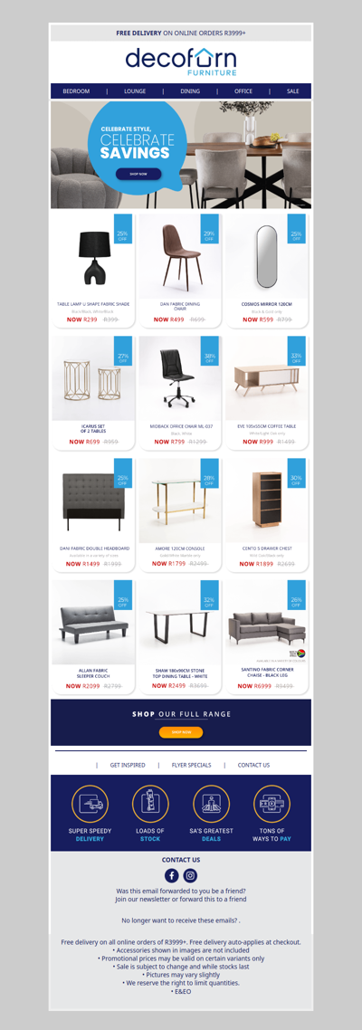 More Style. Less Spend. Find The Furniture That Fits Your Life! ✨🛋️