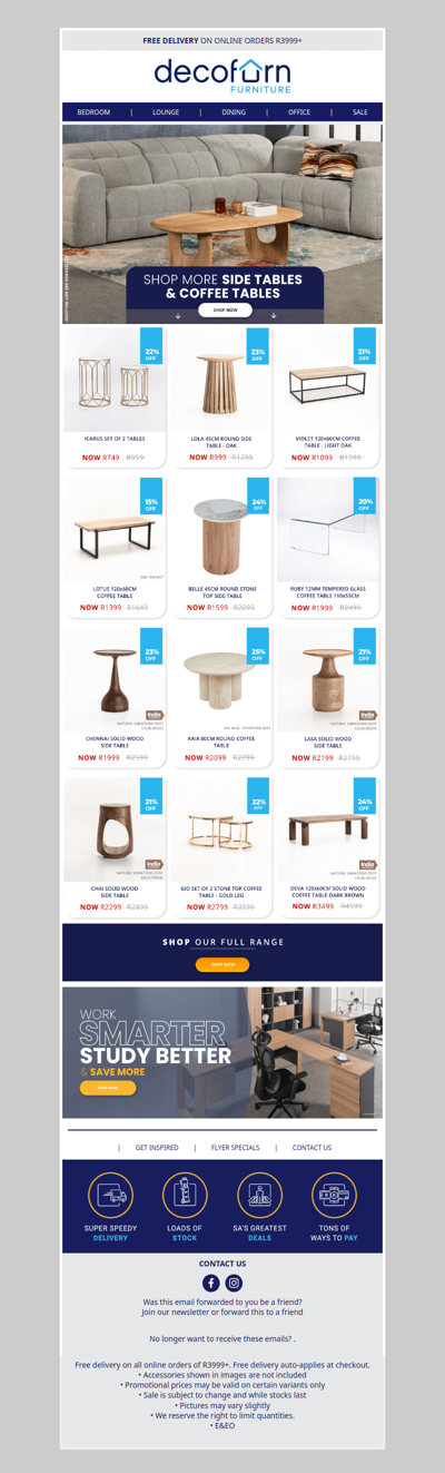 ✨  The Finishing Touches Your Space Deserves - Small Tables, Big Style!