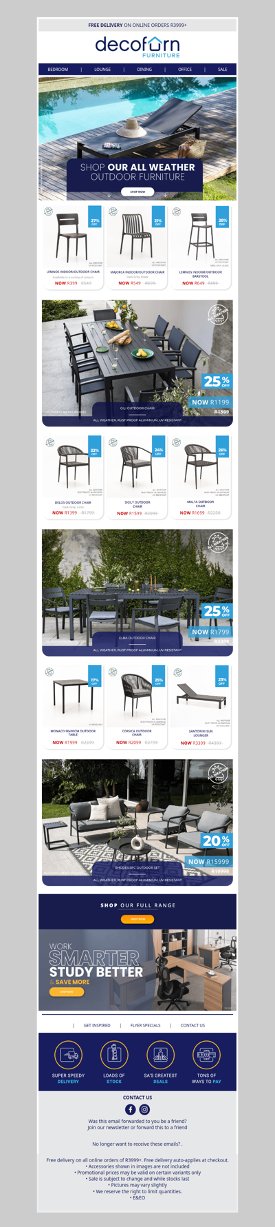 Make the Most of Summer ☀️ Shop Outdoor Furniture and Save!