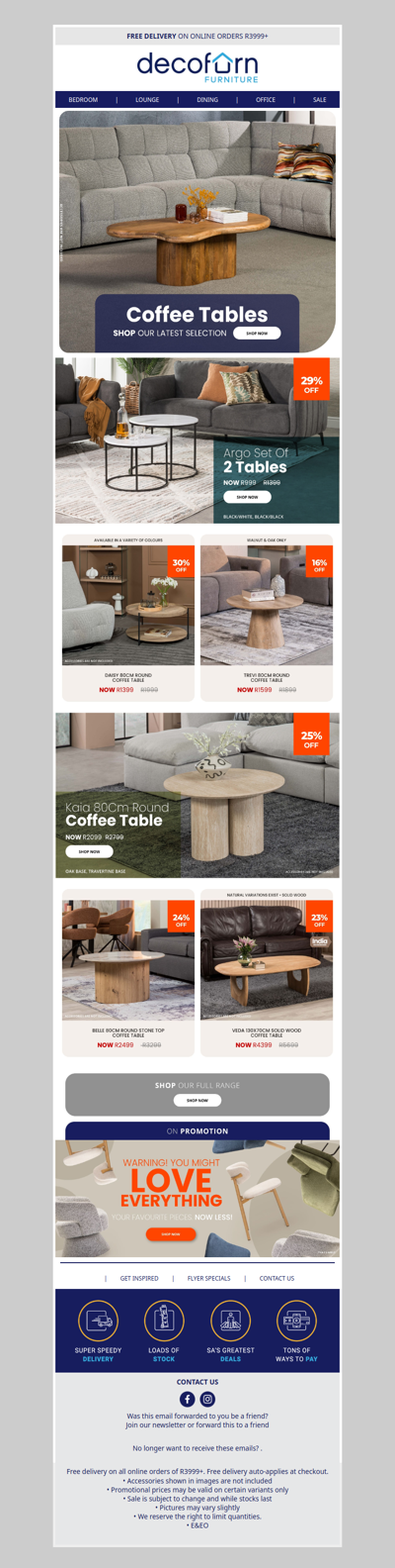 Find the Coffee Table Your Lounge Has Been Waiting For!
