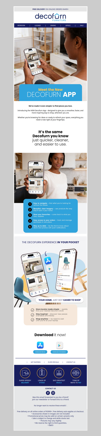 Meet the Decofurn App! Faster, Simpler, Smarter! 📲