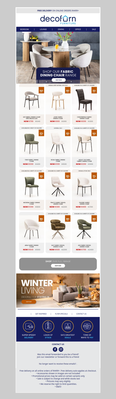 Find The Perfect Seat At The Table - Refresh Your Dining Space For Less 😉