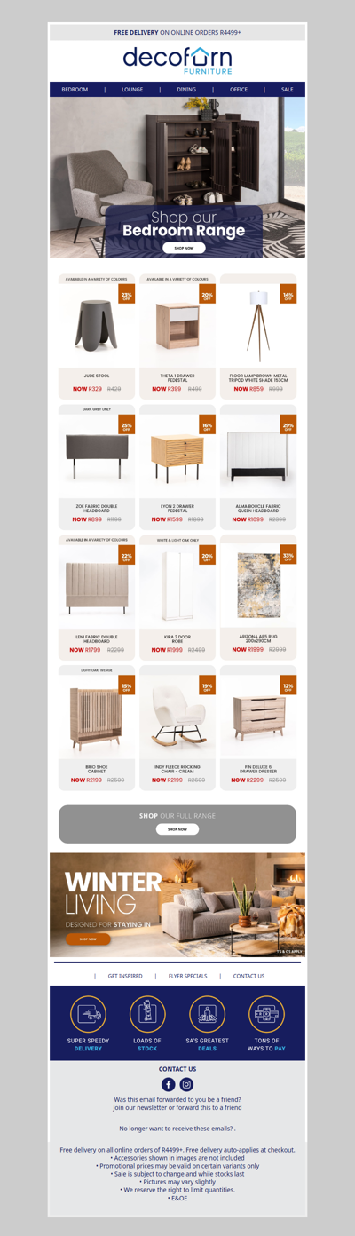 Your Bedroom Upgrade Starts Here - Winter Sale Ending Soon!