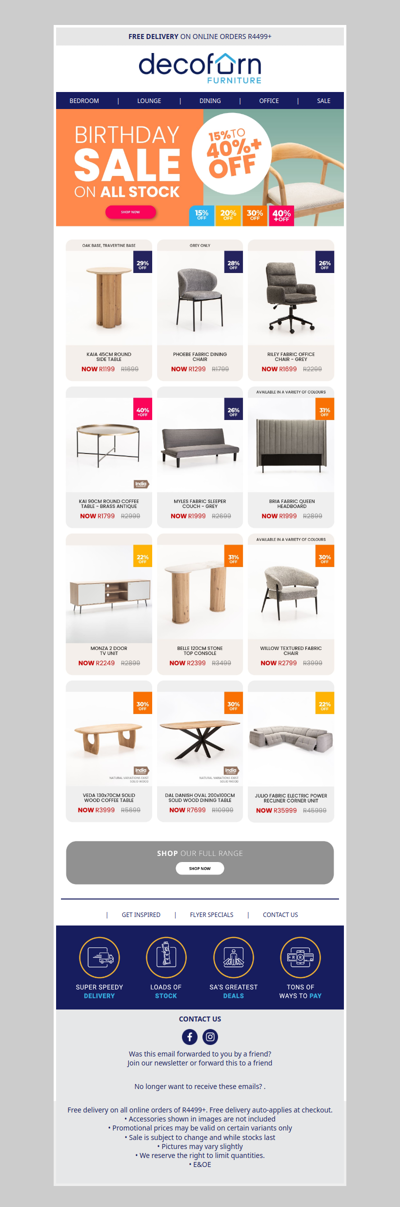 Your Next Home Upgrade Starts Here – Birthday Sale Up to 40%+ OFF!