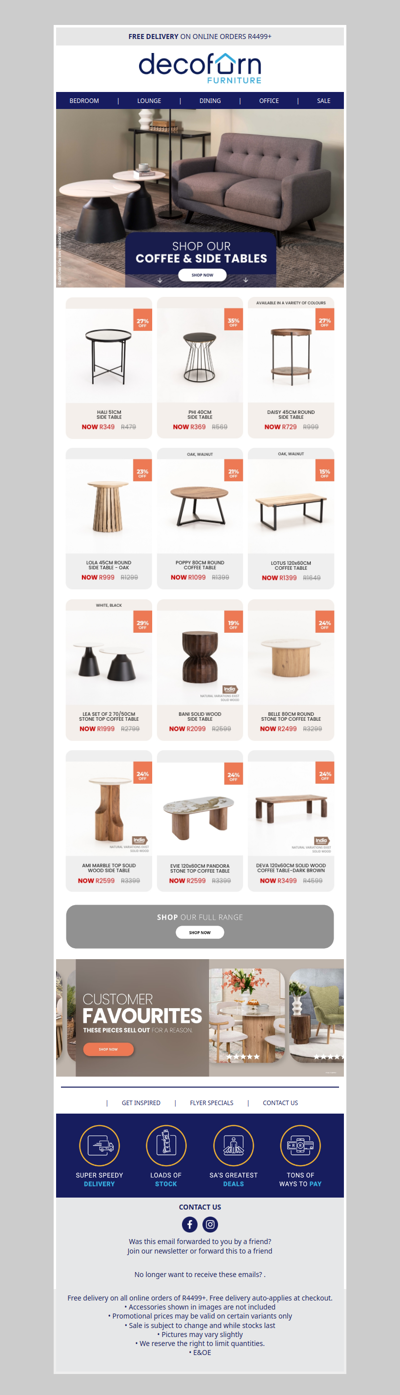 Coffee & Side Tables - Form Meets Function! The Finishing Touch ✨