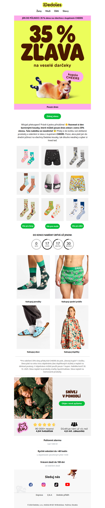 Sleva 35% na všechny Dedoles produkty 💣