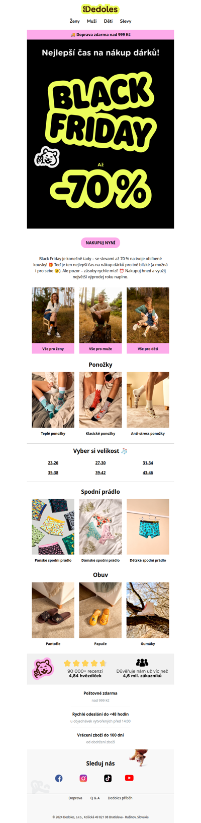 ⏰ Je to tady – Black Friday nepočká!