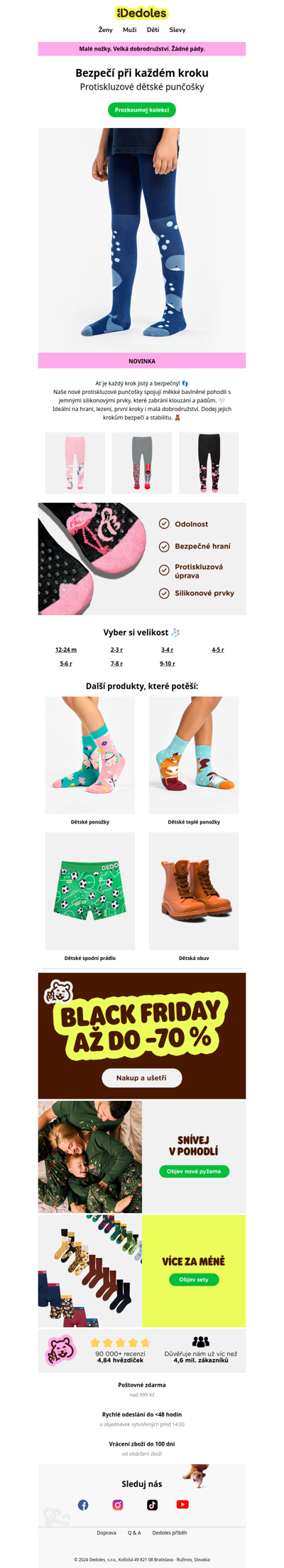 Novinka: Protiskluzové dětské punčošky 🧸🤍